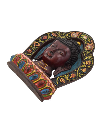 Maska Budha, ručne maľovaná, 18x4x23cm