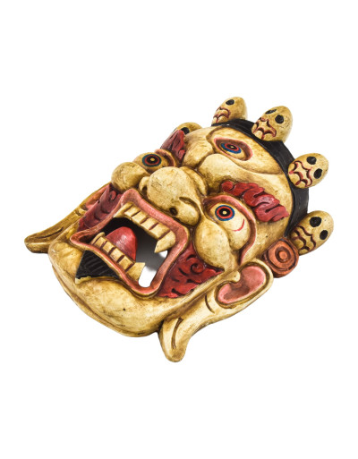 Drevená maska, Bhairab, ručne maľovaný, 32cm