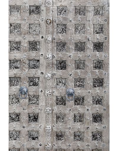 Skriňa z mangového dreva, starožitné dvere, 103x43x174cm