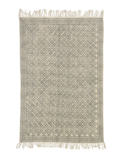 Koberec, ručne tkaný, bavlna, potlač, 123x176cm