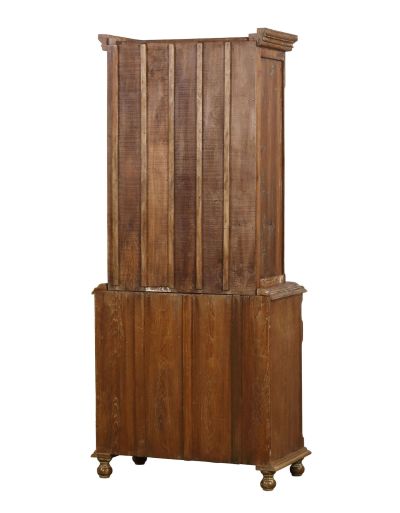 Starožitná skriňa vyrobená z teakového dreva, ručné rezby, 95x48x211cm