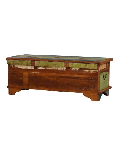 Truhla z recyklovaného dreva, 120x45x45cm