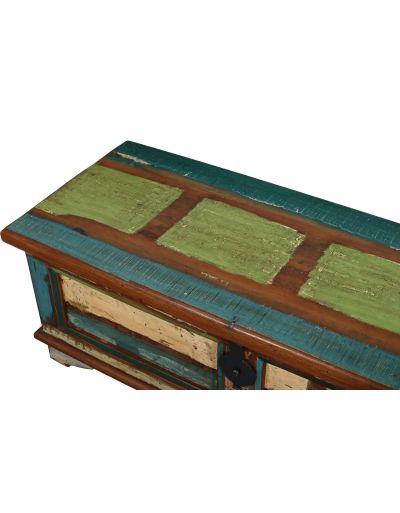 Truhla z recyklovaného dreva, 120x45x45cm