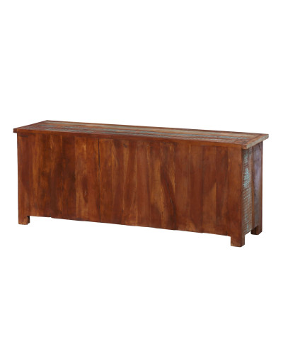 Komoda pod TV z recyklovaného dreva, "GOA" štýl, 123x45x60cm, 137x40x55cm