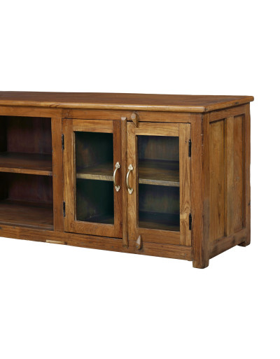 Komoda z teakového dreva pod TV, 176x40x54cm