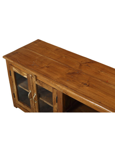 Komoda z teakového dreva pod TV, 176x40x54cm