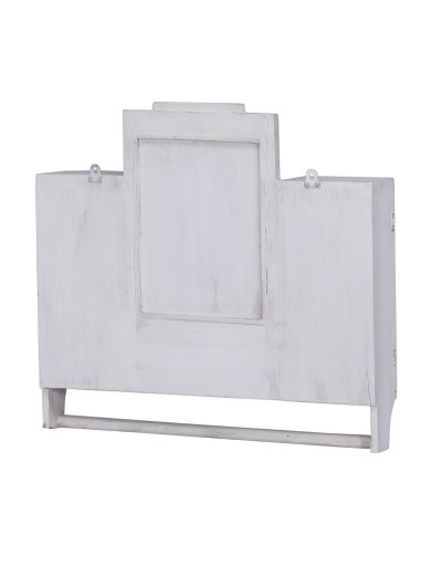 Kúpeľňová skrinka so zrkadlom, 61x10x56cm