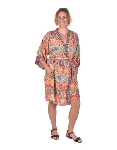Krátke kimono s opaskom