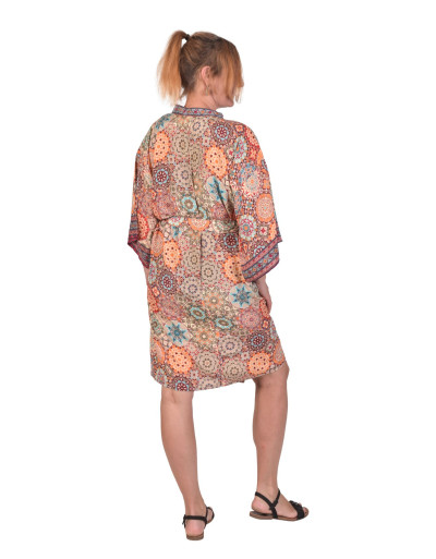 Krátke kimono s opaskom