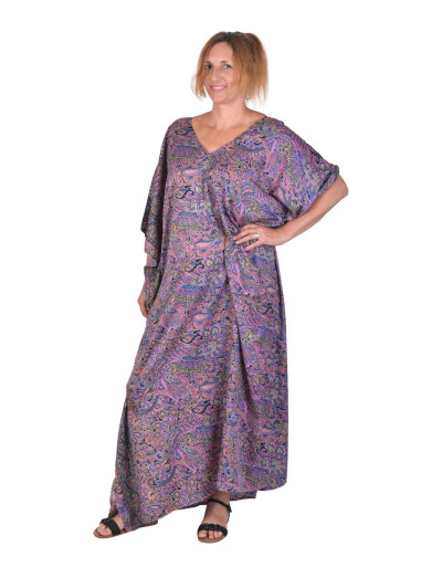 Dlhý kaftan s krátkym rukávom