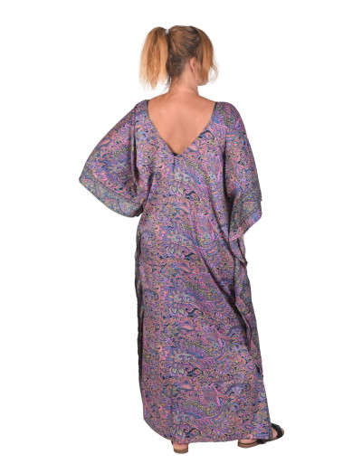 Dlhý kaftan s krátkym rukávom