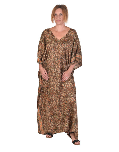 Dlhý kaftan s krátkym rukávom
