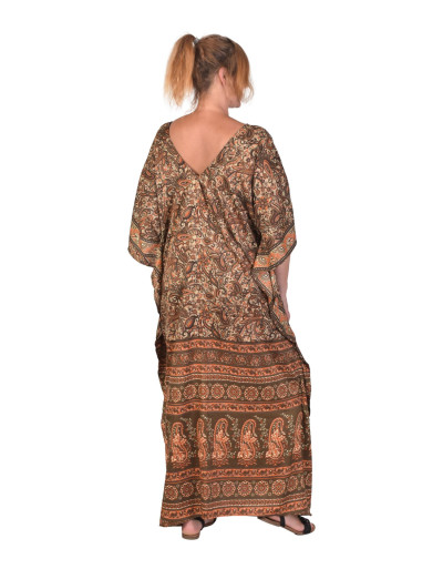 Dlhý kaftan s krátkym rukávom