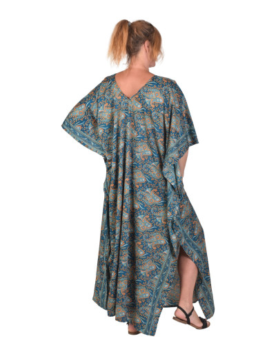 Dlhý kaftan s krátkym rukávom