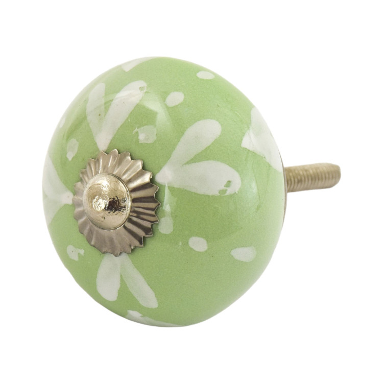 Maľovaná porcelánová úchytka na šuplík