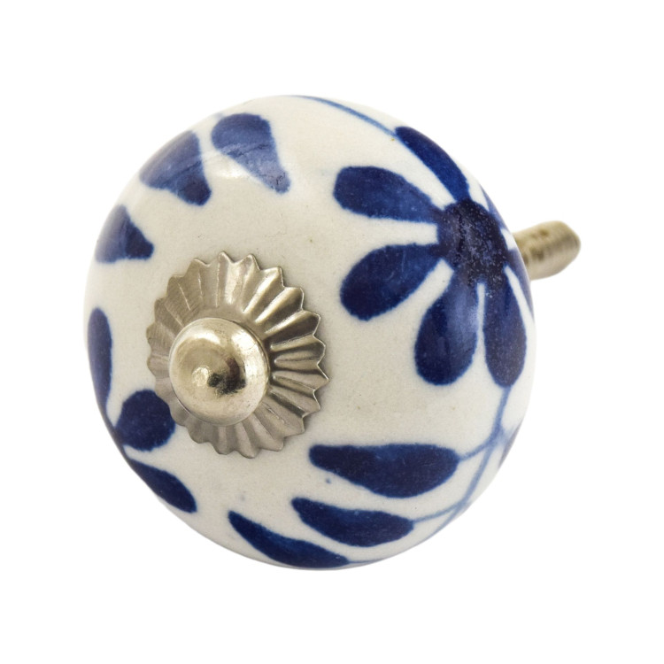 Maľovaná porcelánová úchytka na šuplík