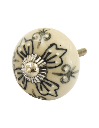 Maľovaná porcelánová úchytka na šuplík