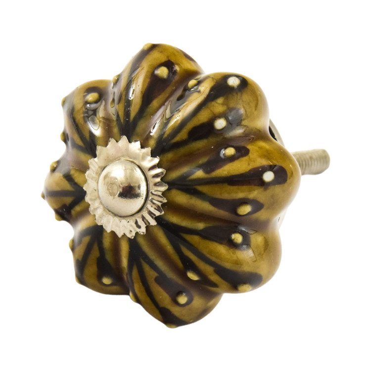 Maľovaná porcelánová úchytka na šuplík