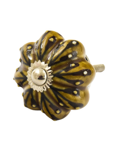 Maľovaná porcelánová úchytka na šuplík