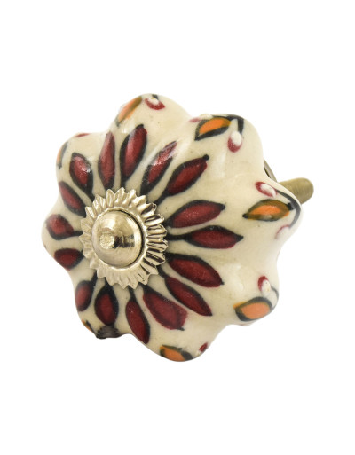 Maľovaná porcelánová úchytka na šuplík