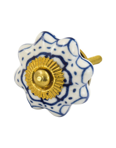 Maľovaná porcelánová úchytka na šuplík
