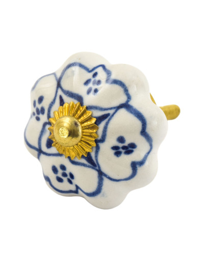 Maľovaná porcelánová úchytka na šuplík