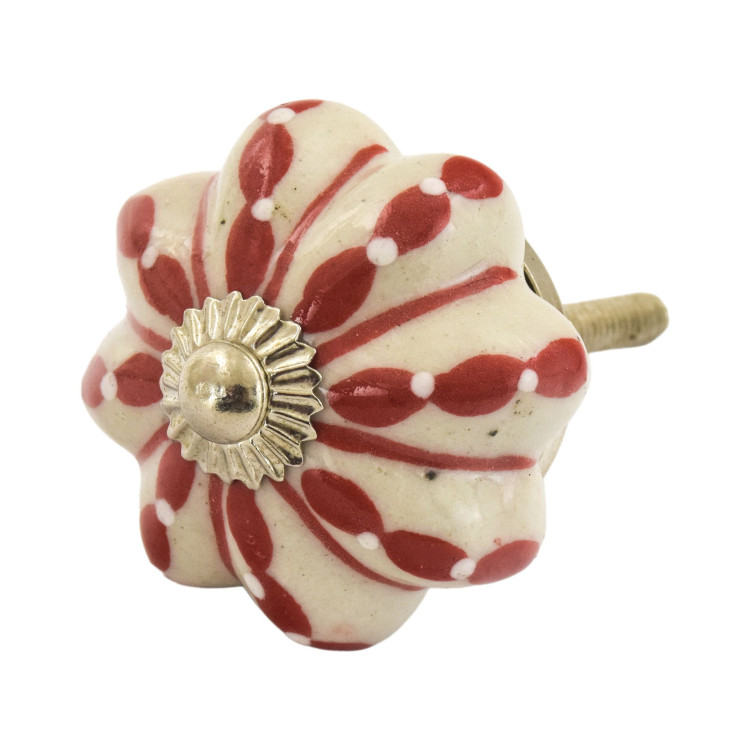Maľovaná porcelánová úchytka na šuplík