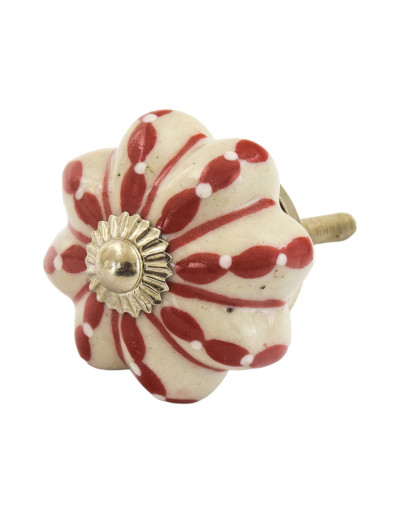Maľovaná porcelánová úchytka na šuplík