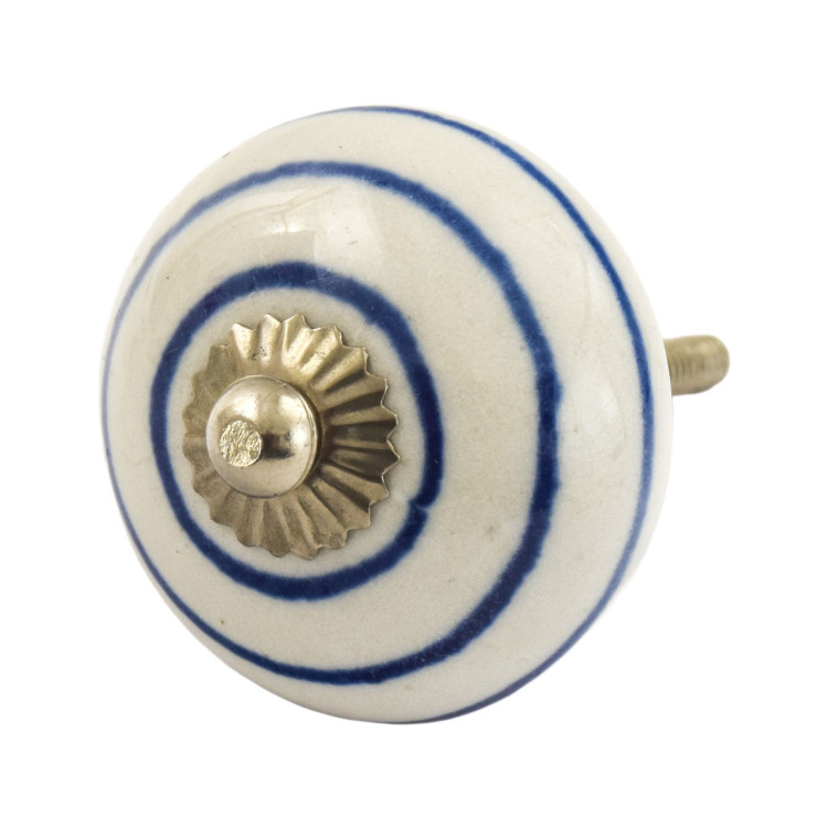 Maľovaná porcelánová úchytka na šuplík