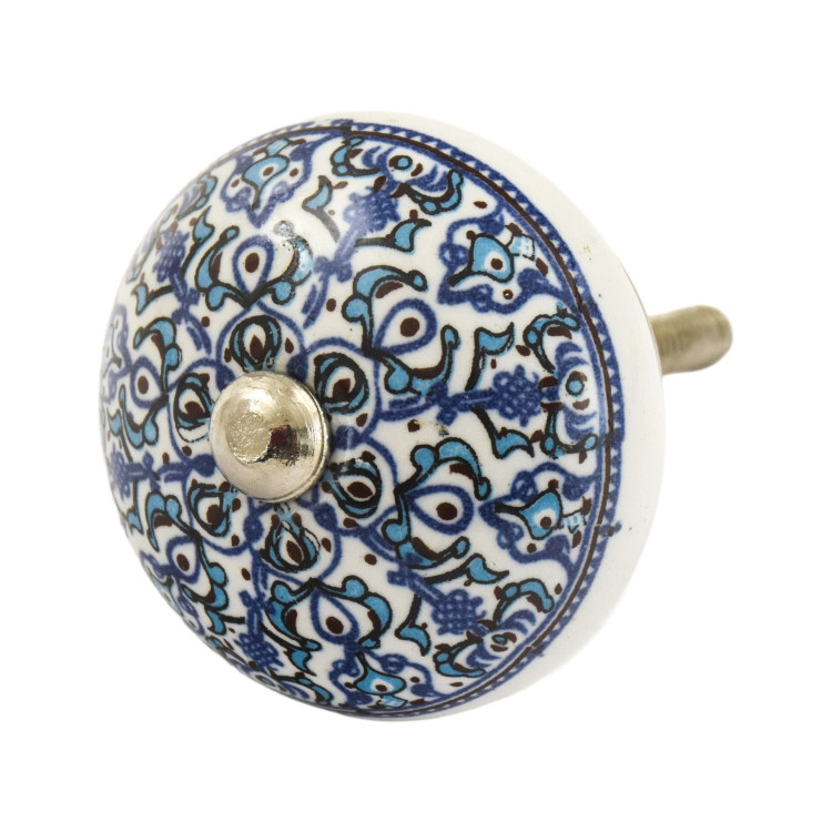 Maľovaná porcelánová úchytka na šuplík
