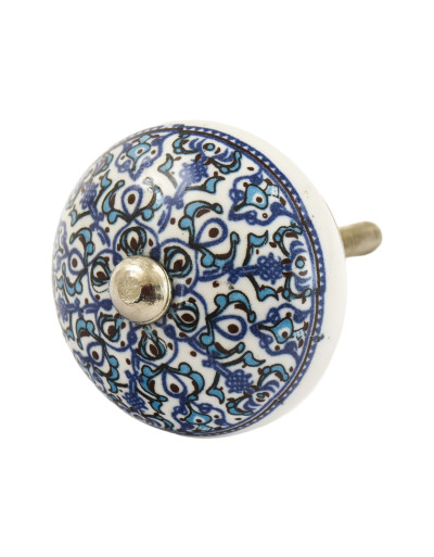 Maľovaná porcelánová úchytka na šuplík