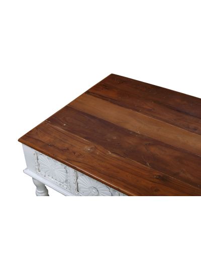 Stolík z mangového dreva, 92x92x50cm