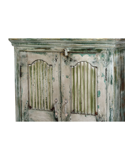 Skriňa z mangového dreva, staré teakové dvere, 84x34x106cm