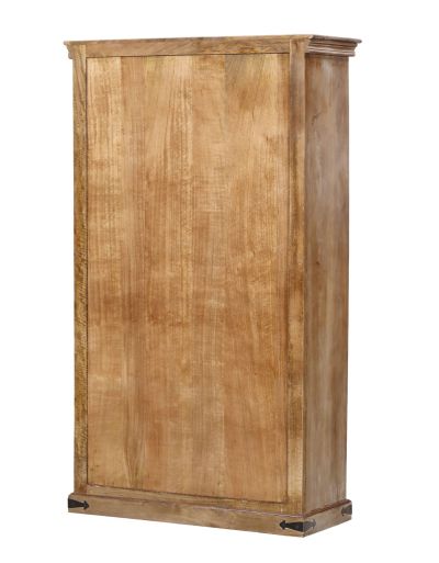 Skriňa z mangového dreva, ručné rezby, 110x44x188cm