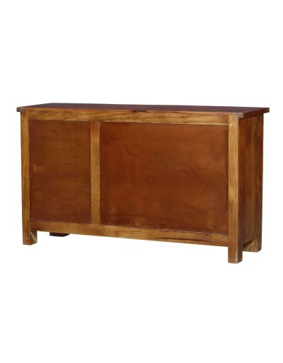 Komoda z mangového dreva, ručné rezby, 158x45x91cm
