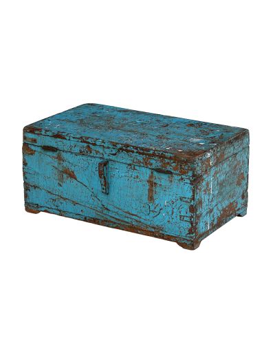 Starožitná truhlička z teakového dreva, 48x26x22cm