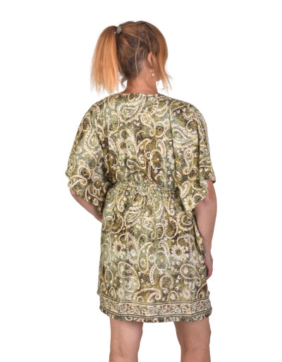 Krátky kaftan s gumou v páse