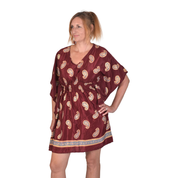 Krátky kaftan s gumou v páse