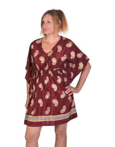 Krátky kaftan s gumou v páse