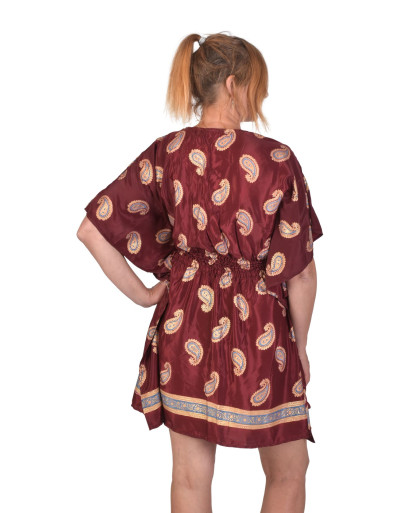 Krátky kaftan s gumou v páse