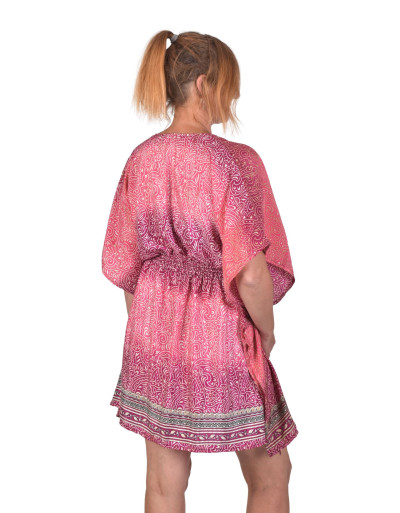 Krátky kaftan s gumou v páse
