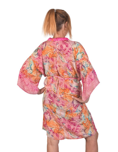 Krátke kimono s opaskom