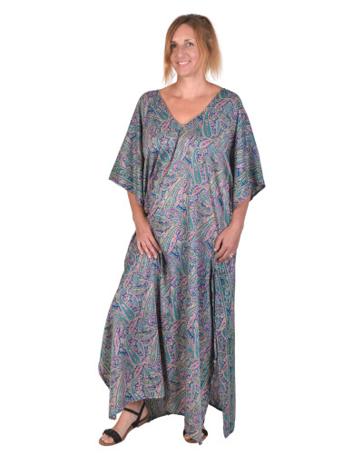 Dlhý kaftan s krátkym rukávom