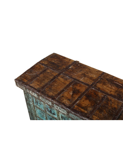 Starožitná truhla z teakového dreva, 127x47x95cm