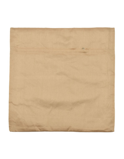 Saténová obliečka na vankúš so zlatou výšivkou, zips, 40x40cm