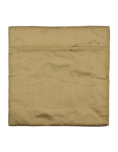 Saténová obliečka na vankúš so zlatou výšivkou, zips, 40x40cm