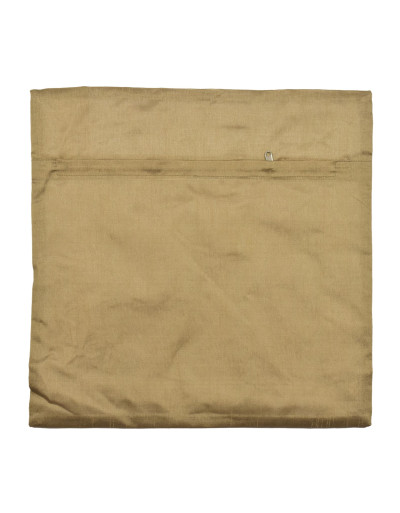 Saténová obliečka na vankúš so zlatou výšivkou, zips, 40x40cm