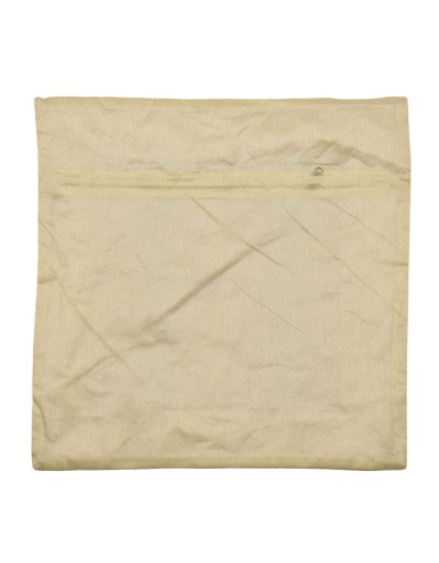 Saténová obliečka na vankúš so zlatou výšivkou, zips, 40x40cm