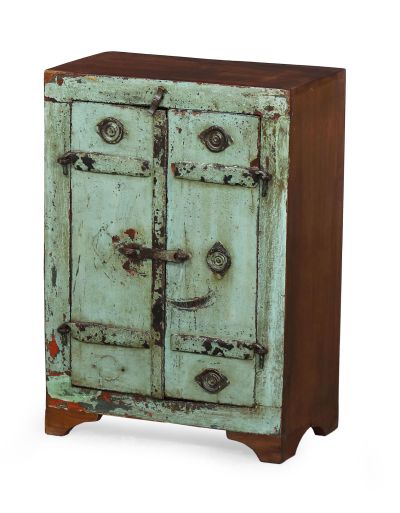 Skrinka z teakového dreva, 45x25x66cm
