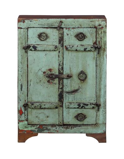 Skrinka z teakového dreva, 45x25x66cm